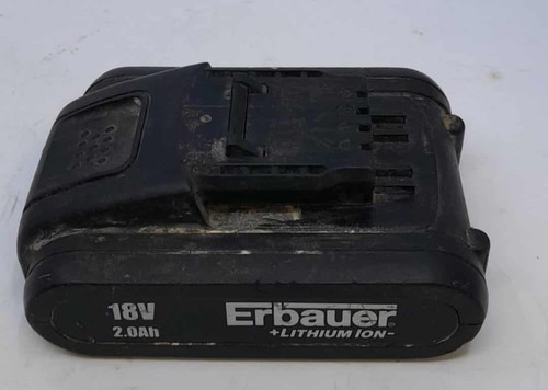 Trapano avvitatore a batteria Erbauer 18v Li-ion 2.0Ah ERI606BAT