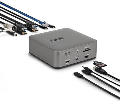 StarTech Thunderbolt 5 Dock, Dual 8K 60Hz, Triple 4K for Windows, 215N-TB5USB4DK