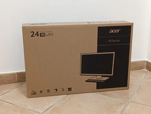 Monitor LED Acer V246HL 24" FHD (1920x1080) - V6 Series, Flicker-Less, Eye NUOVO