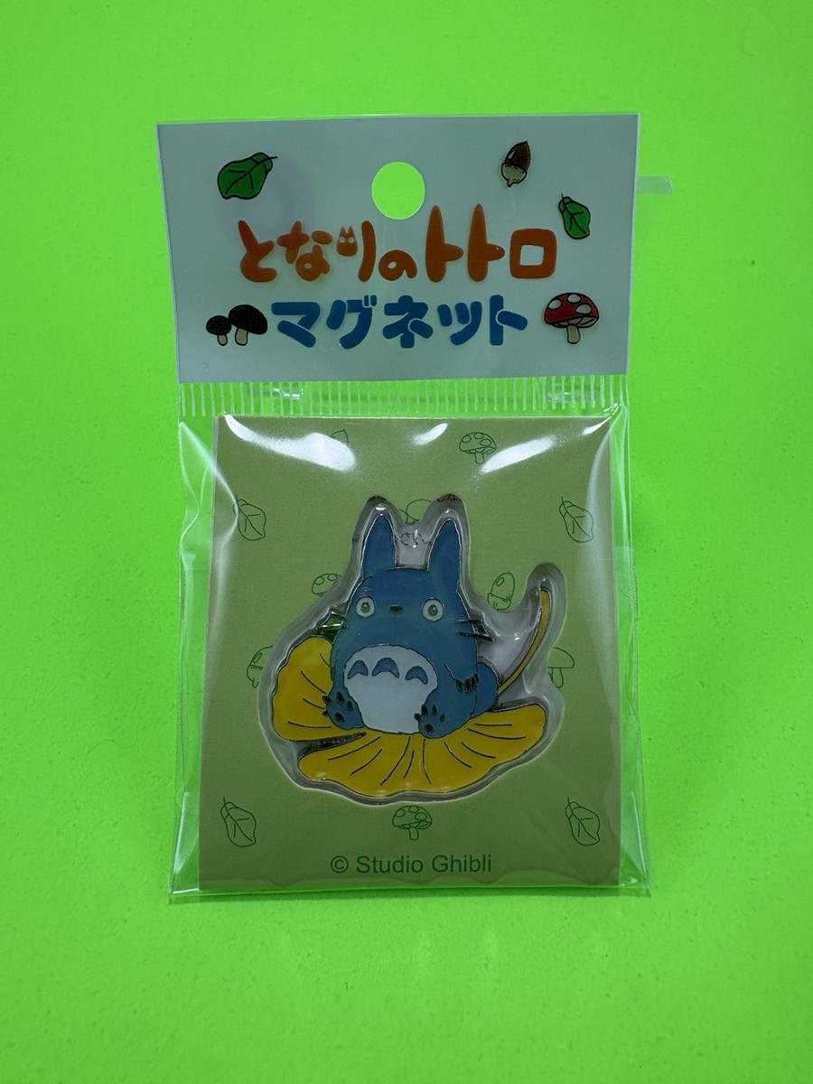 My Neighbor Totoro On Leaf Enamel Magnet Japan Studio Ghibli Front