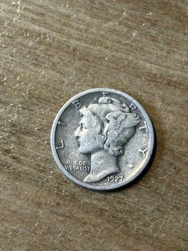 1927 Mercury Dime VG