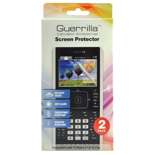 Guerrilla Military Grade Screen Protector 2-Pack For TI Nspire Calculators