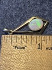 Vintage Opal? Geometric Drop Pendant Gold Tone — photo 5