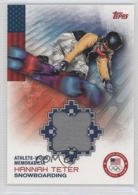 2014 Topps US Olympic & Paralympic Team and Hopefuls Relics Hannah Teter 0f3
