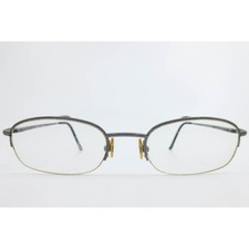 Richard Taylor Scottsdale Alex Eyeglasses Charcoal Oval Metal Frames 51-19-140