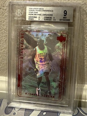 2004 Upper Deck Michael Jordan Hawaii Trade Conference /500 BGS 9