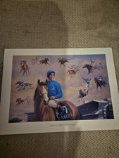 frankie dettori ascot seven print fantastic condition no frame