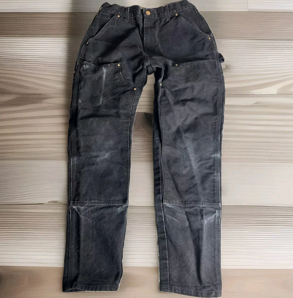Carhartt Double Knee Jeans In Men's Jeans for sale | eBay
