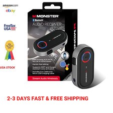 Bluetooth Audio Receiver for Car Home Stereo Wireless 3.5 mm AUX Adapter for