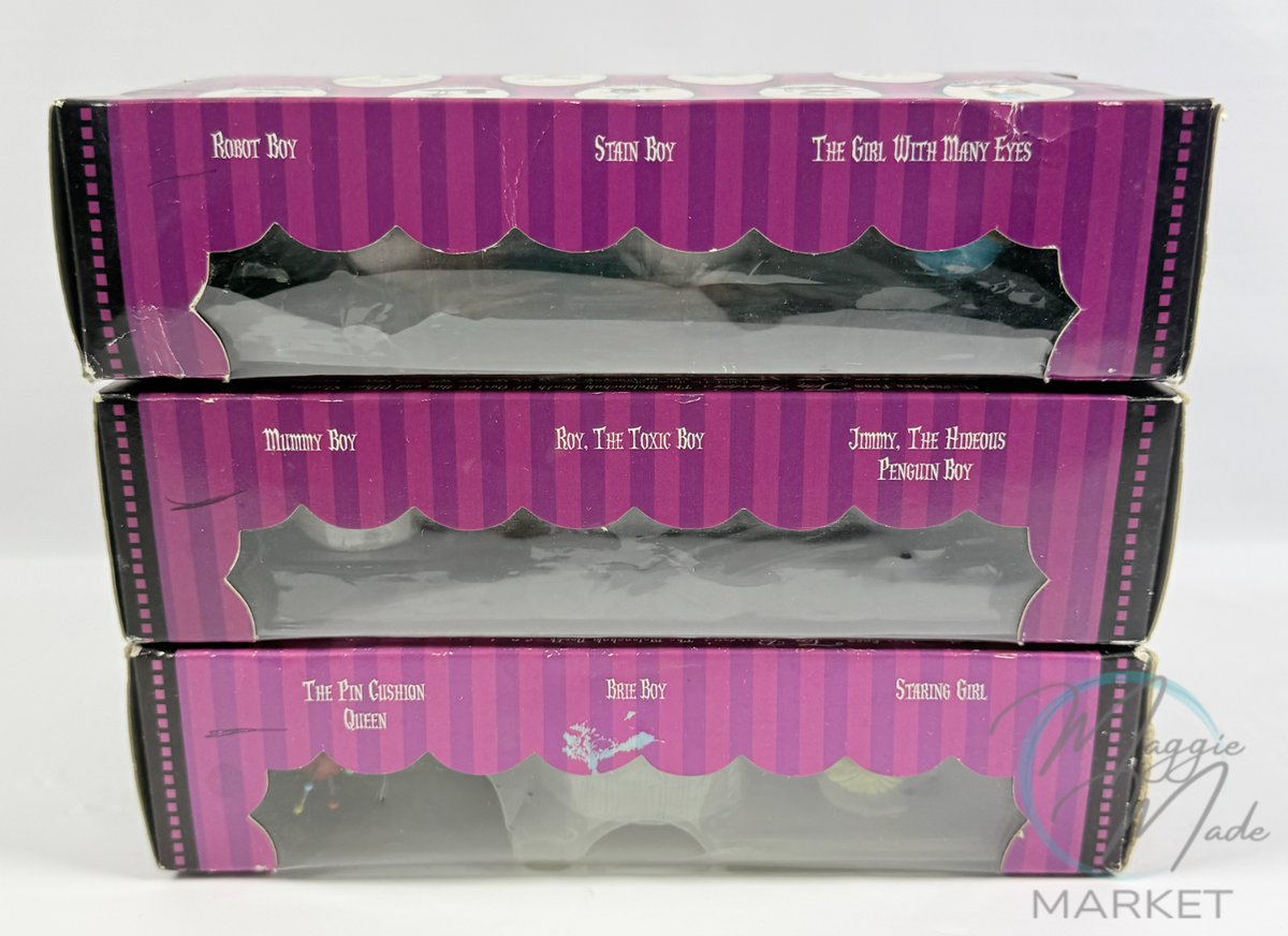 New Tim Burton's Tragic Toys for Girls and Boys Complete THREE-Box