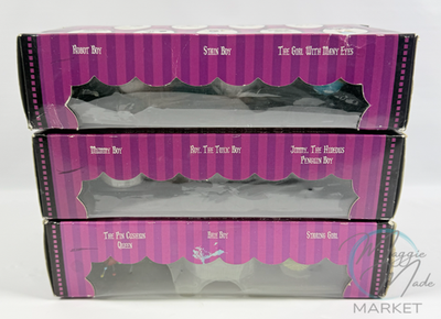 New Tim Burton's Tragic Toys for Girls and Boys Complete THREE-Box