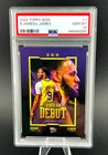 2024/25 Topps Now Card #1 Bronny & Lebron James FATHER/SON DEBUT - PSA 10 Gem!!!