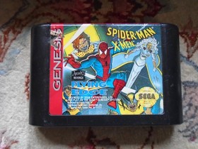Sega Genesis Console Model 1, Spider-Man game, 6-button controller TESTED!