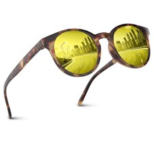 Night Vision Driving Glasses for Women Men,Polarized Yellow Night Vision Glas...