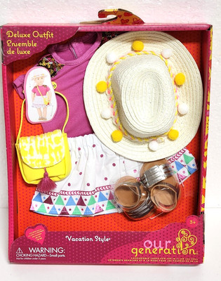 Our Generation Fashion Outfit for 18'' Dolls -  Vacation Style