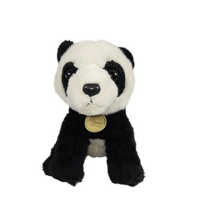 Aurora World Miyoni Plush Panda Sitting Black White Stuffed Animal Realistic 8''