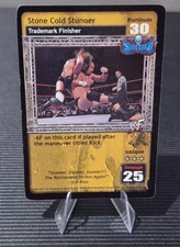 2000 Comics Images WWF Raw Deal Card Game Stone Cold Stunner Promo Steve Austin
