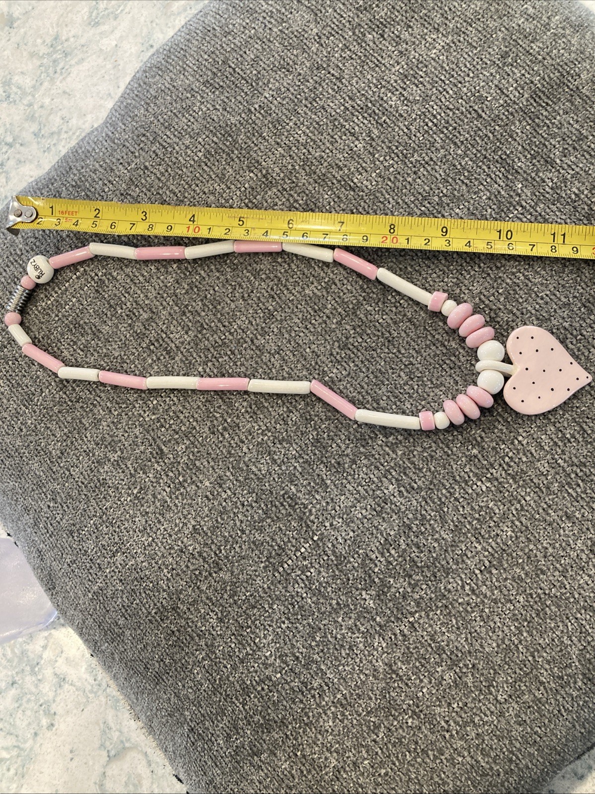 Ruby Z Candace Loheed Pink Heart Statement Neckla… - image 16