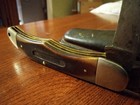 SCHARDER WALDEN P 25 SA 2 BLADE FOLDING KNIFE OLD TIMER WITH LEATHER SHEATH — photo 6
