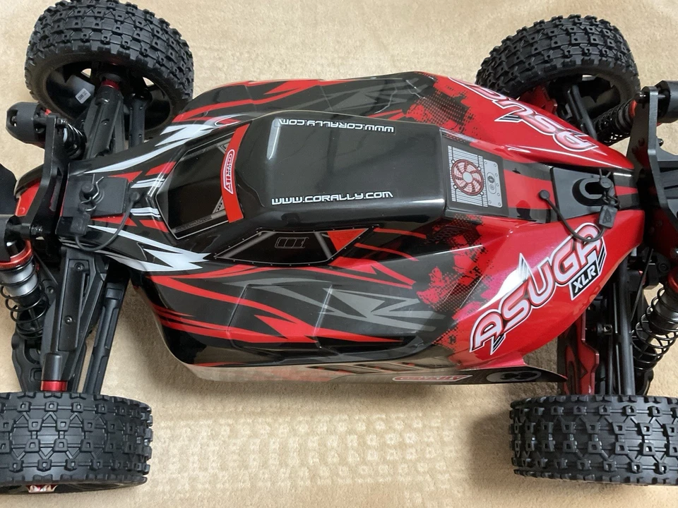Team Corally C-00288-R ASUGA XLR 6S RTR Brushless Power Rot - Bild 4 von 4