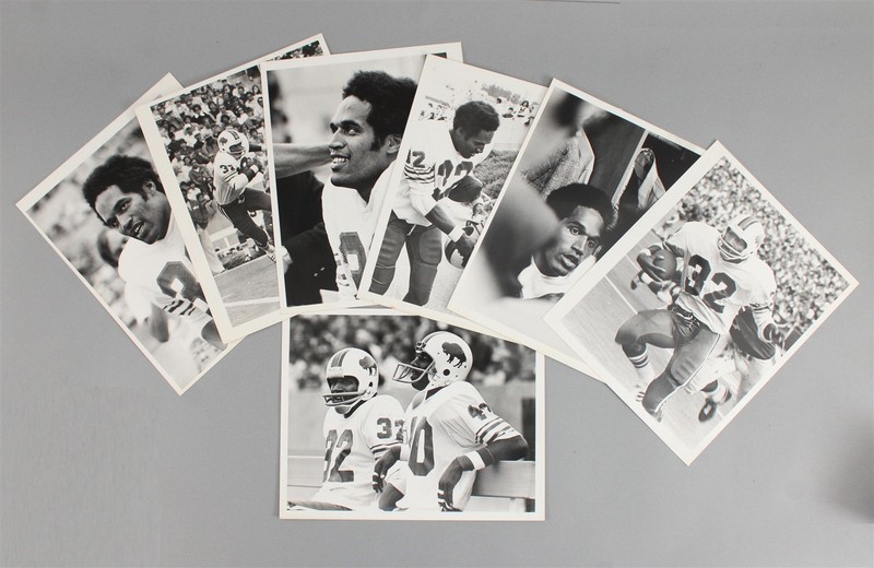 RARE Edward Moore Unpublished OJ Simpson Buffalo Bills NFL Football Photographs