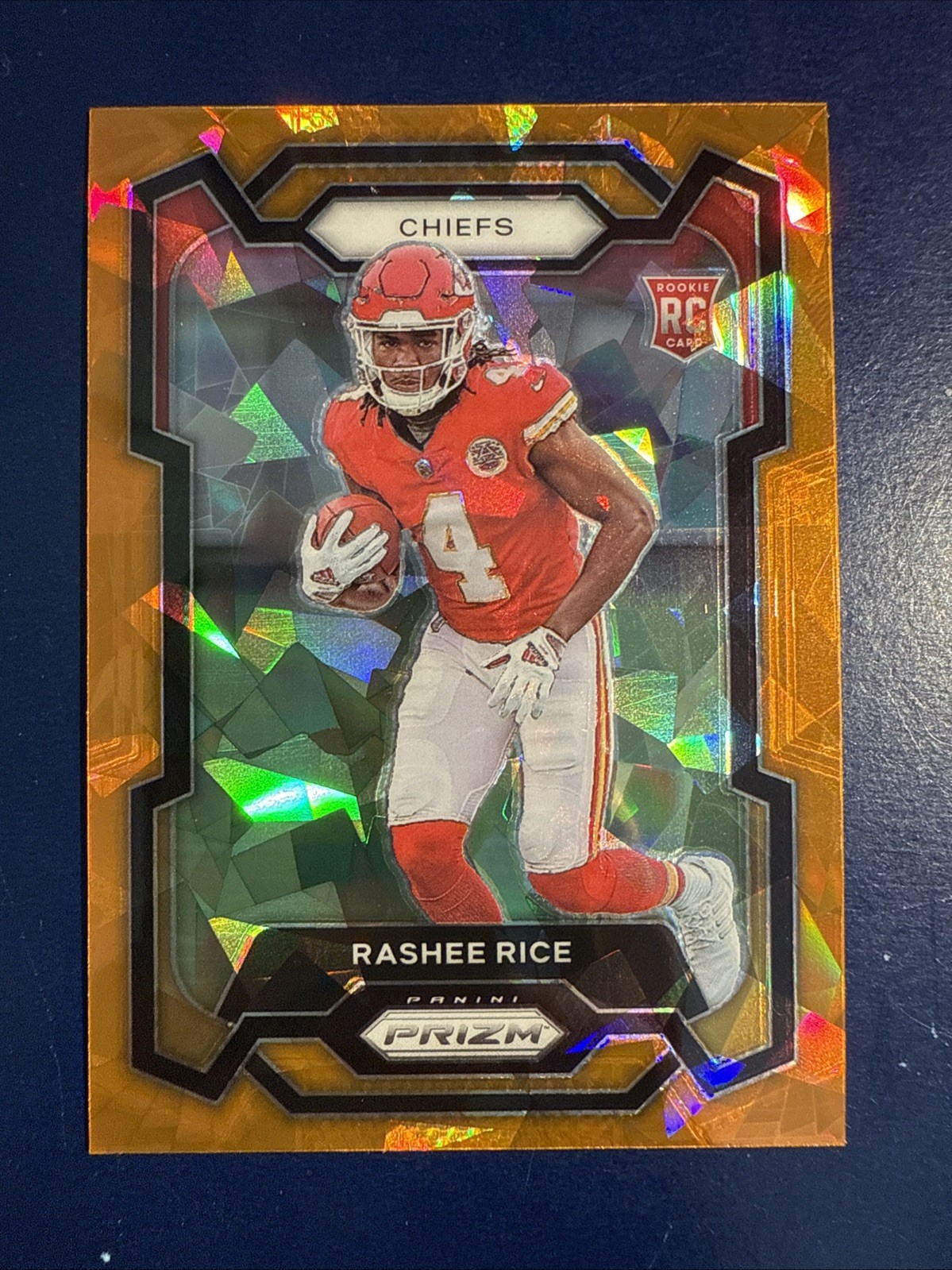 2023 Panini Prizm - Rashee Rice #350 Orange Ice (RC)