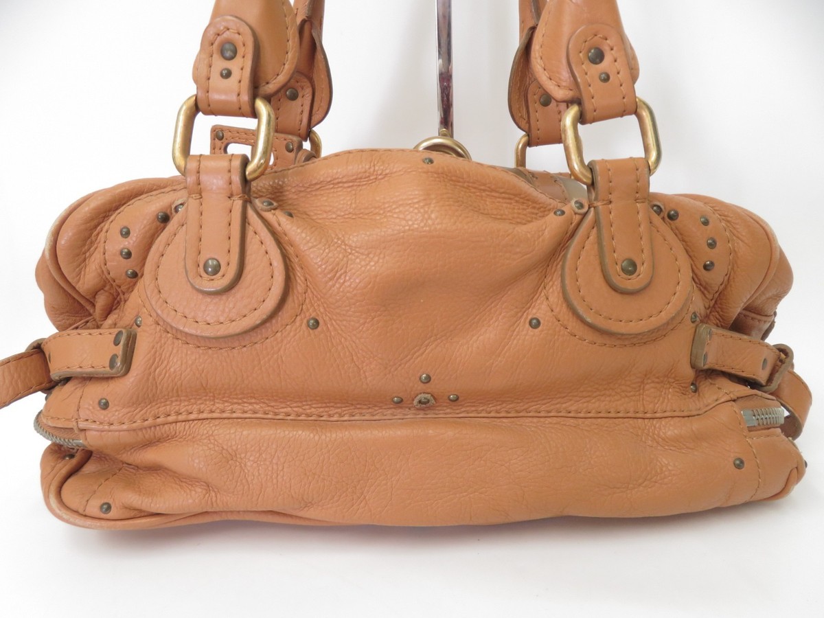 Authentic Chloe Paddington Leather Handbag Shoulder Bag I#55032 View 3