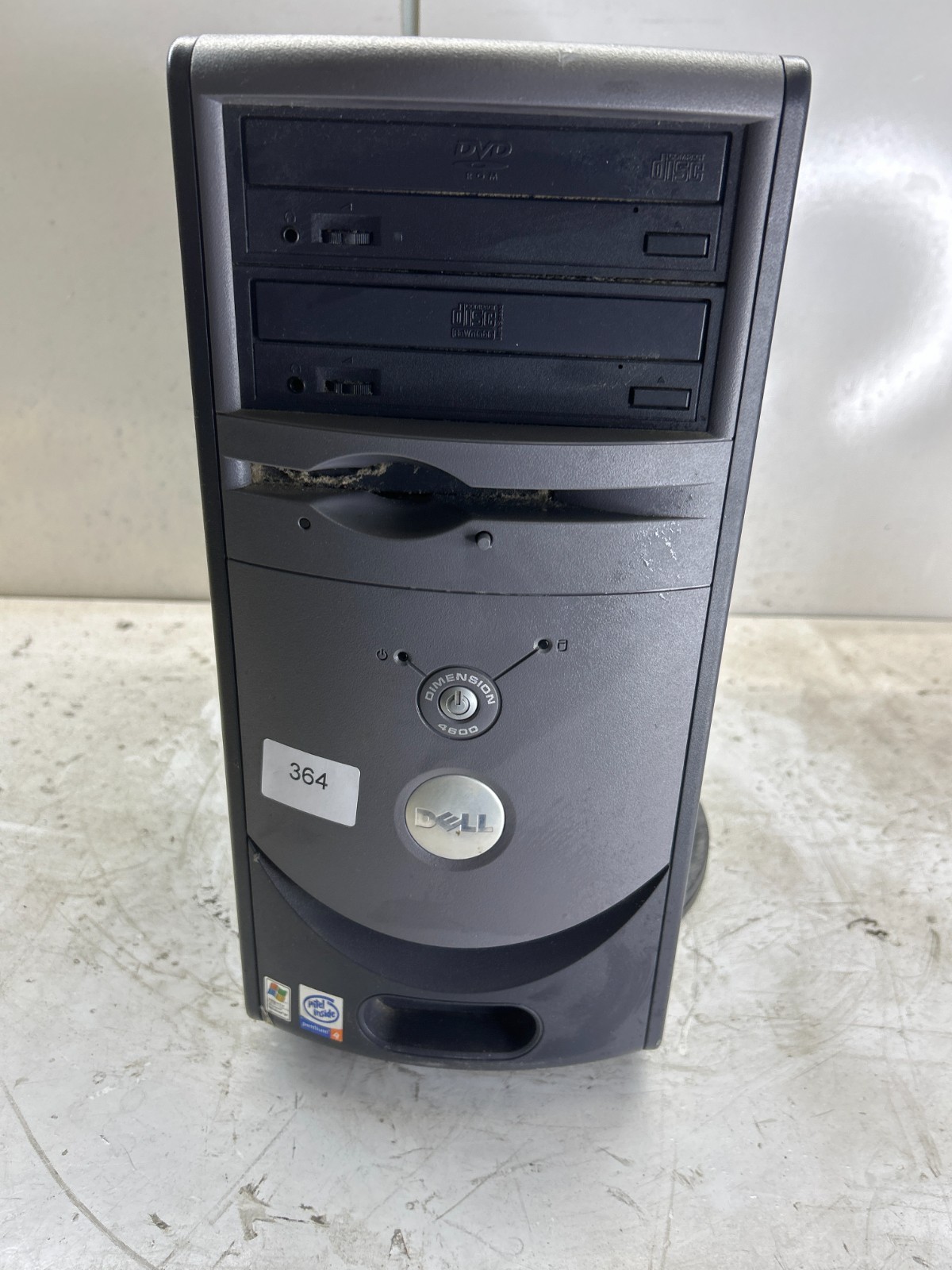 Dell Dimension 4600 Intel Pentium 4 2.40GHz 256MB NO HDD