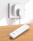 Funksteckdose mit Fernbedienung, 16A 3680W, Plug-In Ein/Aus Steckdosen-Set 1V4