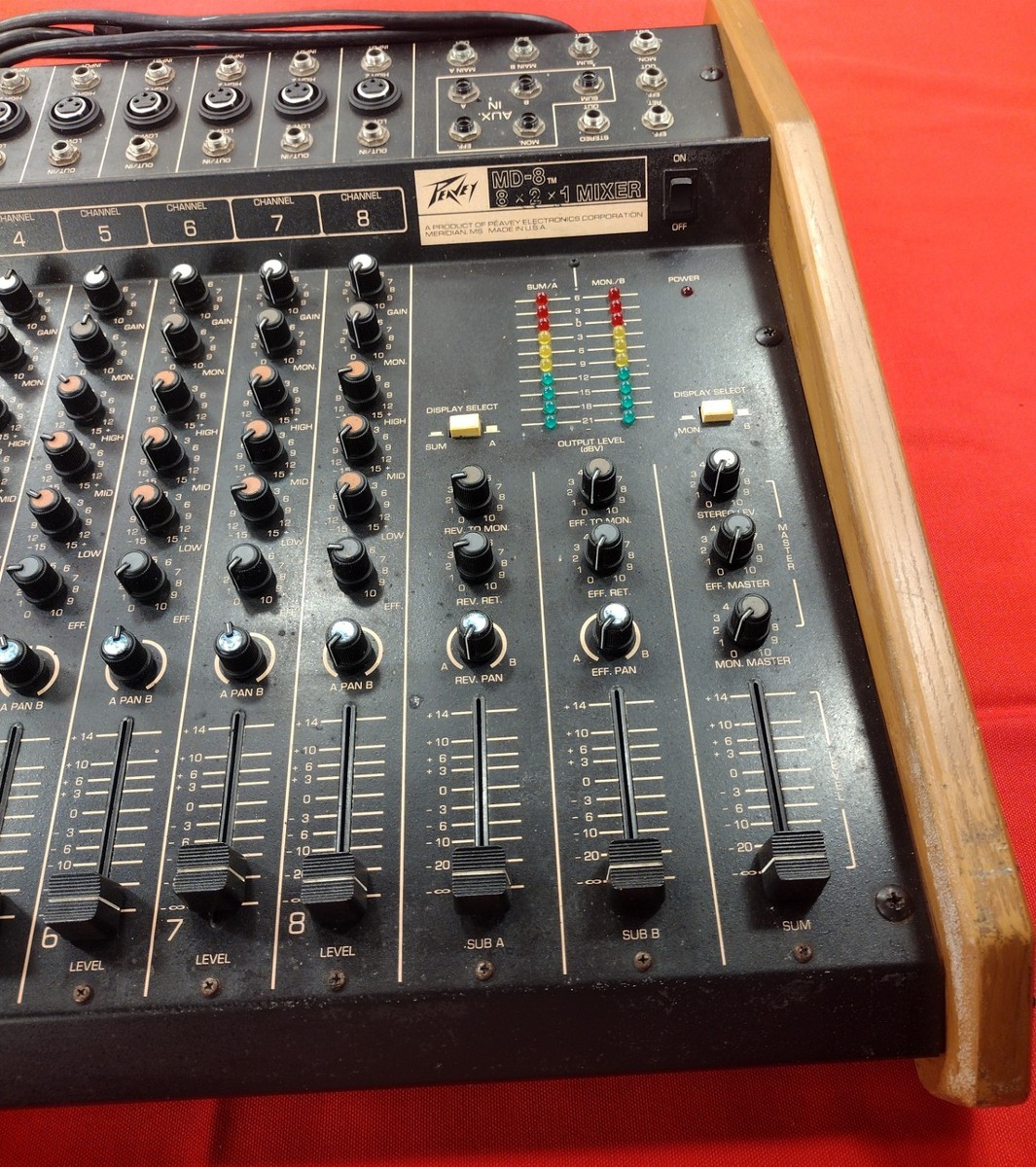 Peavey MD-8 8X2X1 MIXER Made usa Vintage | eBay
