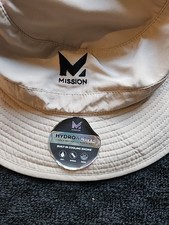 Mission Hydroactive Cooling Bucket Hat Chin Strap And Side Snaps. UPF 50. New