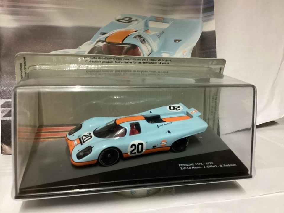 IXO PORSCHE 917K  24h LE Mans 1970   , die-cast 1/43, Nuova in teca - Immagine 2 di 4