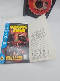Surgical Strike - Sega CD - Complete in Box W/ Reg Card &ndash; Tested !