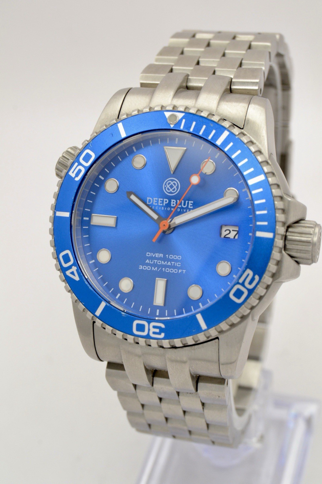 Deep Blue Precision Diver 1000 Automatic Blue Dia… - image 10