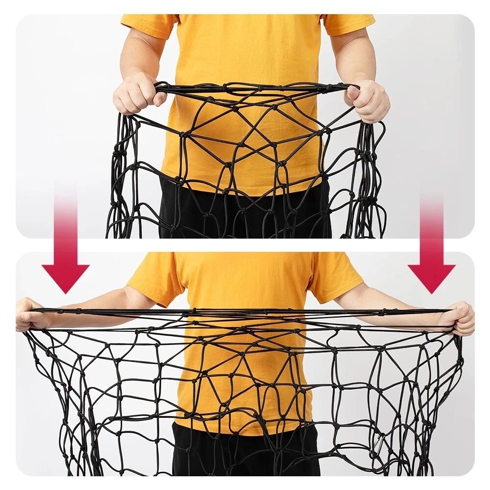 47"X70"Bungee Web Truck Bed Cargo Net Storage Organizer Mesh For Honda Ridgeline