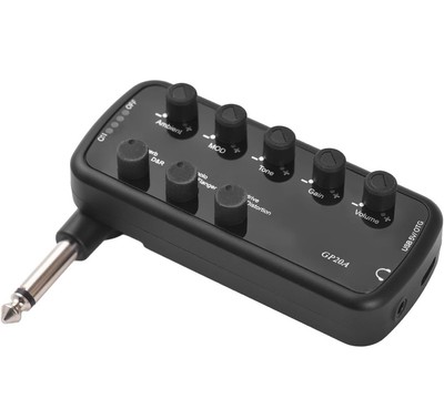 Mini Electric Guitar Headphone Amplifier Amp 3 Built-in Speaker Simulations K9Q7