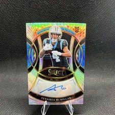 Panini Select 2025 Prizm Rookie Tetairoa McMillan RSI-TMN Panthers Autograph