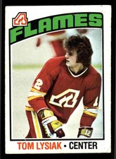 1976-77 Topps #174 Tom Lysiak - Atlanta Flames (Low Grade)