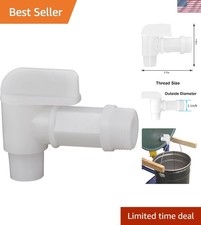Portable Plastic Faucet Replacement   1 Pack Drum Spigot with Lever Handle