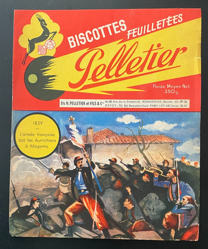 Buvard Pelletier Galère 1670 - Biscottes - France