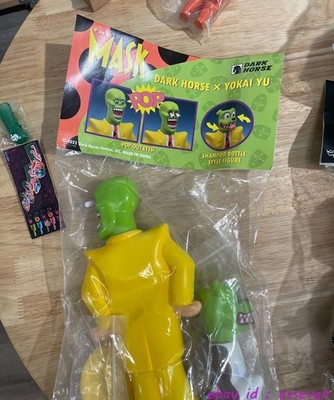 yokaiyu THE MASK ソフビ The Mask Dark Horse×Yokai Yu Limited Action Figure Model Trendy