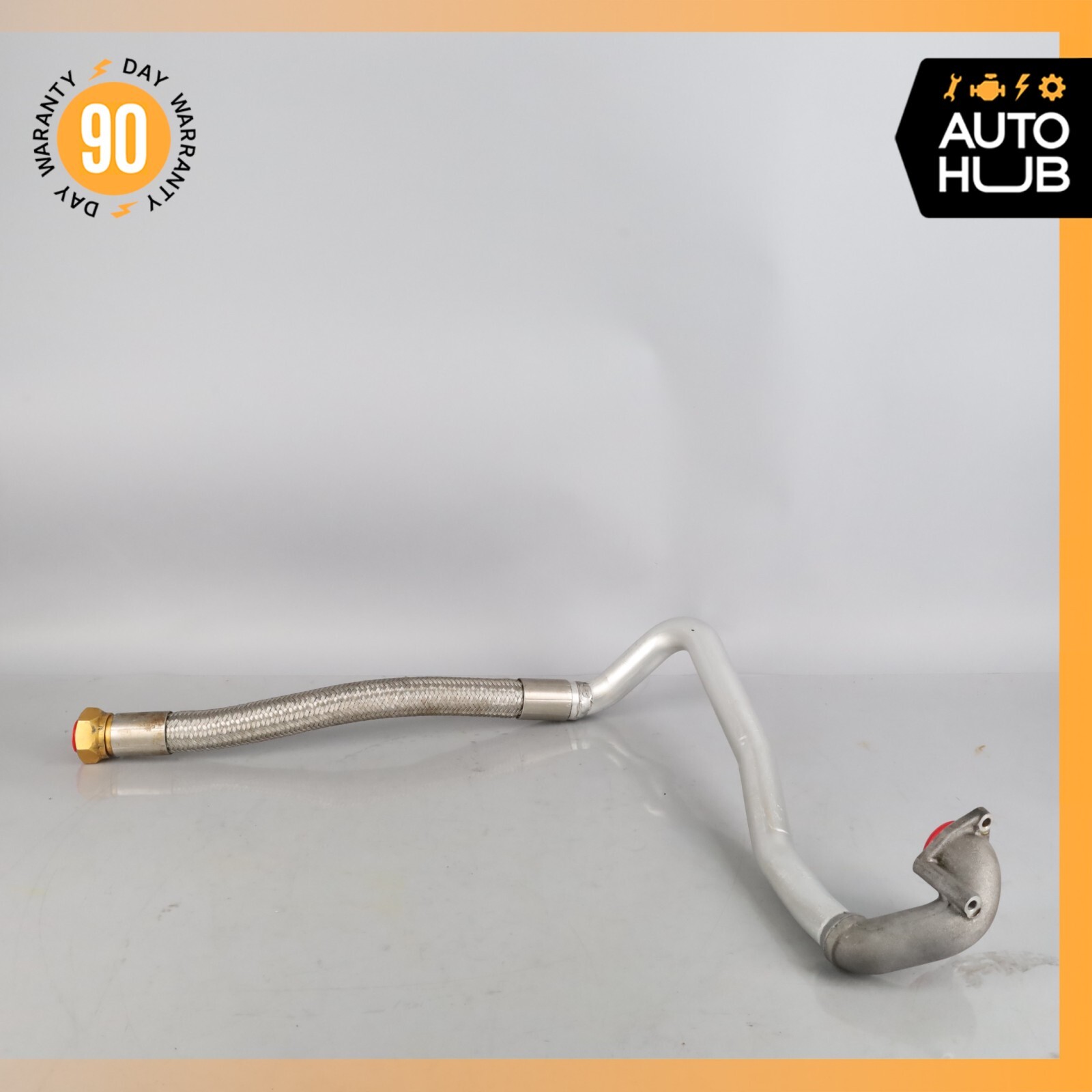 02-07 Maserati Coupe GT 4200 M138 Engine Heat Exchanger Oil Feed Line OEM 50k