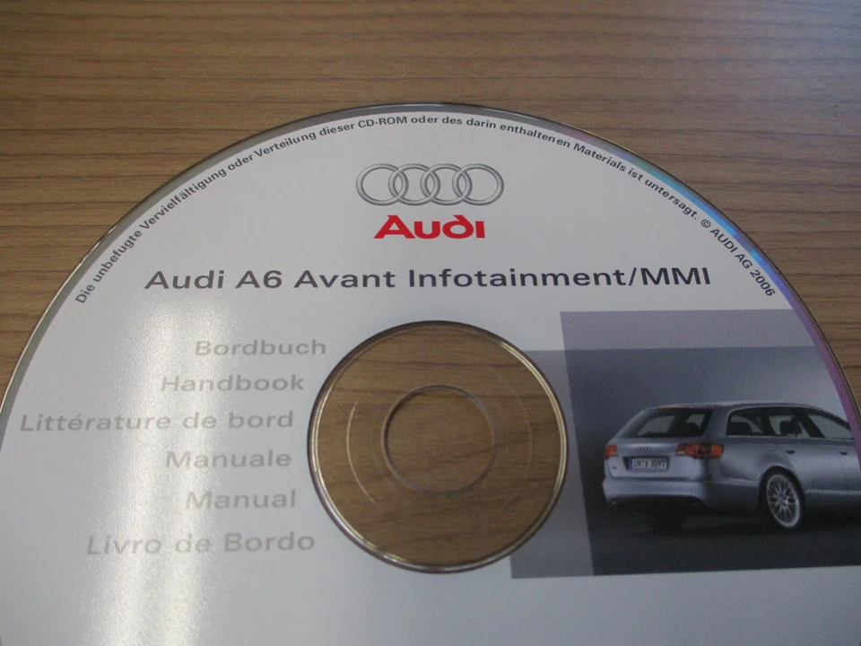 BORDBUCH Audi A6 4F Bedienungsanleitung Infotainment MMI Onboard CD 27256274488 - Bild 2 von 4