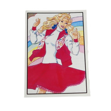 VINTAGE 1989 MATTEL FIGURINE PANINI BARBIE ALBUM STICKER NOS NEW OLD STOCK  137