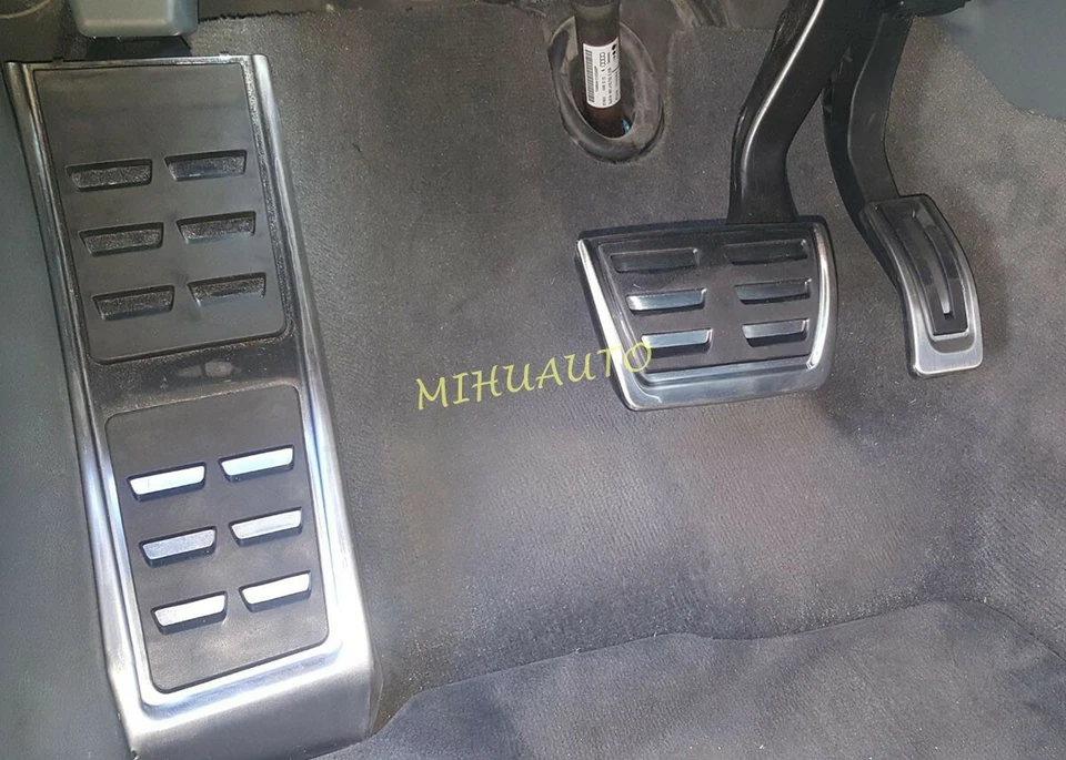 Cubierta de pedal de freno de gas muerto reposapiés LHD para Audi A4 B8 A5 A6 A7 Q5 Porsche Macan Foto 2 de 4