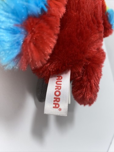 Aurora Parrot Plush Stuffed Animal Red Blue Yellow - Picture 6 of 12
