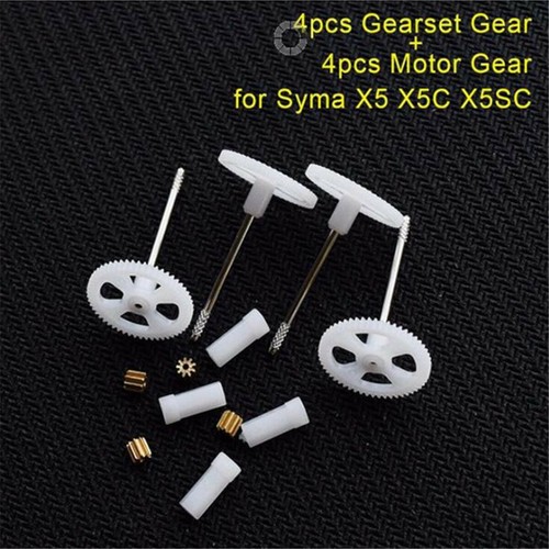 Large Gears+Gear Shafts+Gear Shaft Ends+Motor Cogs For Syma X5 X5C X5SC X5SW - Picture 10 of 10