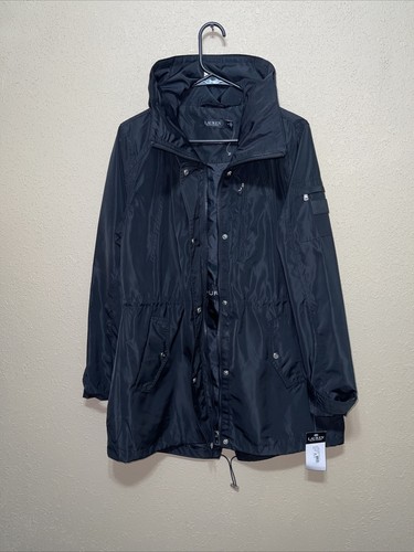 RALPH LAUREN Memory ANORAK SWALLOW TAIL RAIN JACKET black SZ S NEW - Picture 4 of 8
