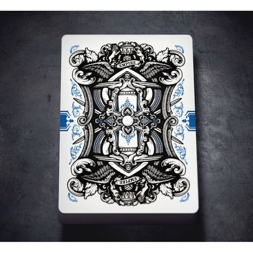 1 deck Royal Blue Empire Bloodlines Playing Cards By Lee McKenzie Kings & Crooks - Picture 4 of 13