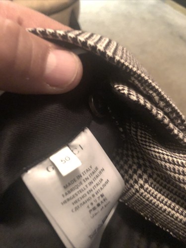 Gucci Checked Trousers Sz 50 US 36/37 568770 ZAA5R 2185 - Picture 8 of 12